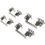 CENTRIC PARTS 106.10580 Posi Quiet Extended Wear Brake Pads with Shims and Hardware