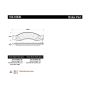 CENTRIC PARTS 106.10640 Posi Quiet Extended Wear Brake Pads with Shims and Hardware