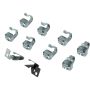CENTRIC PARTS 106.10680 Posi Quiet Extended Wear Brake Pads with Shims and Hardware