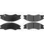 CENTRIC PARTS 106.10740 Posi Quiet Extended Wear Brake Pads with Shims and Hardware