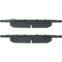 CENTRIC PARTS 106.10760 Posi Quiet Extended Wear Brake Pads with Shims and Hardware