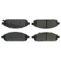 CENTRIC PARTS 106.10800 Posi Quiet Extended Wear Brake Pads with Shims and Hardware