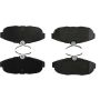 CENTRIC PARTS 106.10820 Posi Quiet Extended Wear Brake Pads with Shims and Hardware