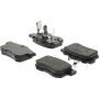 CENTRIC PARTS 106.10860 Posi Quiet Extended Wear Brake Pads with Shims and Hardware