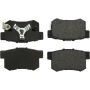 CENTRIC PARTS 106.10860 Posi Quiet Extended Wear Brake Pads with Shims and Hardware
