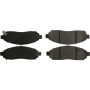 CENTRIC PARTS 106.10940 Posi Quiet Extended Wear Brake Pads with Shims and Hardware