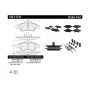 CENTRIC PARTS 106.11770 Posi Quiet Extended Wear Brake Pads with Shims and Hardware
