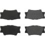 CENTRIC PARTS 106.12120 Posi Quiet Extended Wear Brake Pads with Shims and Hardware