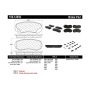 CENTRIC PARTS 106.12650 Posi Quiet Extended Wear Brake Pads with Shims and Hardware
