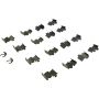 CENTRIC PARTS 106.12650 Posi Quiet Extended Wear Brake Pads with Shims and Hardware
