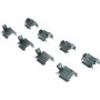CENTRIC PARTS 106.12730 Posi Quiet Extended Wear Brake Pads with Shims and Hardware
