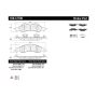 CENTRIC PARTS 106.12780 Posi Quiet Extended Wear Brake Pads with Shims and Hardware