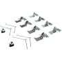CENTRIC PARTS 106.12930 Posi Quiet Extended Wear Brake Pads with Shims and Hardware
