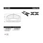 CENTRIC PARTS 106.13280 Posi Quiet Extended Wear Brake Pads with Shims and Hardware