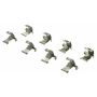 CENTRIC PARTS 106.13291 Posi Quiet Extended Wear Brake Pads with Shims and Hardware