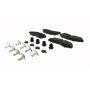 CENTRIC PARTS 106.13300 Posi Quiet Extended Wear Brake Pads with Shims and Hardware