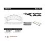CENTRIC PARTS 106.13350 Posi Quiet Extended Wear Brake Pads with Shims and Hardware