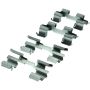 CENTRIC PARTS 106.13760 Posi Quiet Extended Wear Brake Pads with Shims and Hardware