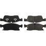 CENTRIC PARTS 106.14550 Posi Quiet Extended Wear Brake Pads with Shims and Hardware