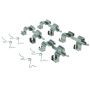 CENTRIC PARTS 106.15080 Posi Quiet Extended Wear Brake Pads with Shims and Hardware