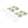 CENTRIC PARTS 106.15210 Posi Quiet Extended Wear Brake Pads with Shims and Hardware