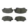 CENTRIC PARTS 106.15430 Posi Quiet Extended Wear Brake Pads with Shims and Hardware