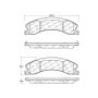 CENTRIC PARTS 106.15651 Posi Quiet Extended Wear Brake Pads with Shims and Hardware