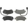 CENTRIC PARTS 106.17461 Posi Quiet Extended Wear Brake Pads with Shims and Hardware