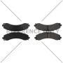 CENTRIC PARTS 106.61070 Posi Quiet Extended Wear Brake Pads with Shims and Hardware