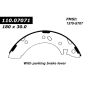 CENTRIC PARTS 110.07071 C-Tek Brake Shoes