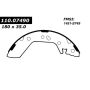 CENTRIC PARTS 110.07490 C-Tek Brake Shoes