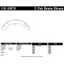 CENTRIC PARTS 110.10570 C-Tek Brake Shoes