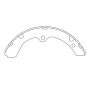 CENTRIC PARTS 110.10570 C-Tek Brake Shoes
