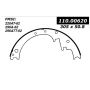 CENTRIC PARTS 111.00620 Centric Premium Brake Shoes