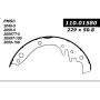 CENTRIC PARTS 111.01580 Centric Premium Brake Shoes