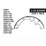 CENTRIC PARTS 111.02650 Centric Premium Brake Shoes