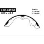CENTRIC PARTS 111.03950 Centric Premium Brake Shoes