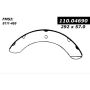 CENTRIC PARTS 111.04690 Centric Premium Brake Shoes