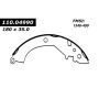 CENTRIC PARTS 111.04990 Centric Premium Brake Shoes