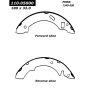 CENTRIC PARTS 111.05000 Centric Premium Brake Shoes