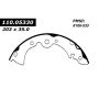 CENTRIC PARTS 111.05330 Centric Premium Brake Shoes