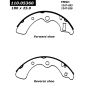 CENTRIC PARTS 111.05360 Centric Premium Brake Shoes