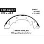 CENTRIC PARTS 111.05481 Centric Premium Brake Shoes
