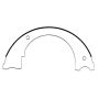 CENTRIC PARTS 111.06470 Centric Premium Parking Brake Shoes