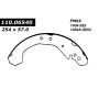 CENTRIC PARTS 111.06540 Centric Premium Brake Shoes