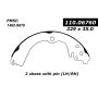 CENTRIC PARTS 111.06760 Centric Premium Brake Shoes