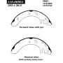 CENTRIC PARTS 111.06961 Centric Premium Brake Shoes