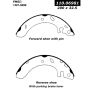 CENTRIC PARTS 111.06981 Centric Premium Brake Shoes