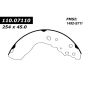 CENTRIC PARTS 111.07110 Centric Premium Brake Shoes