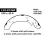 CENTRIC PARTS 111.07460 Centric Premium Brake Shoes